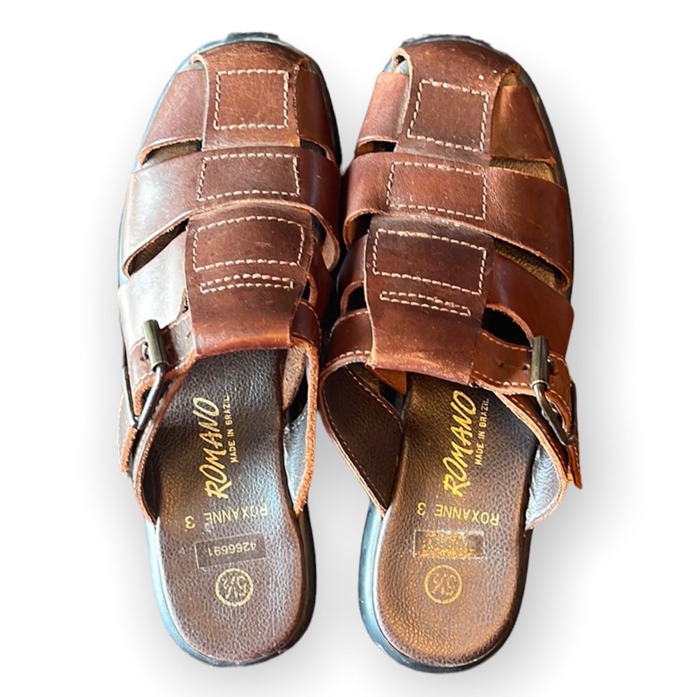 Women’s Romano Genuine Leather Sandals size 5 1/2